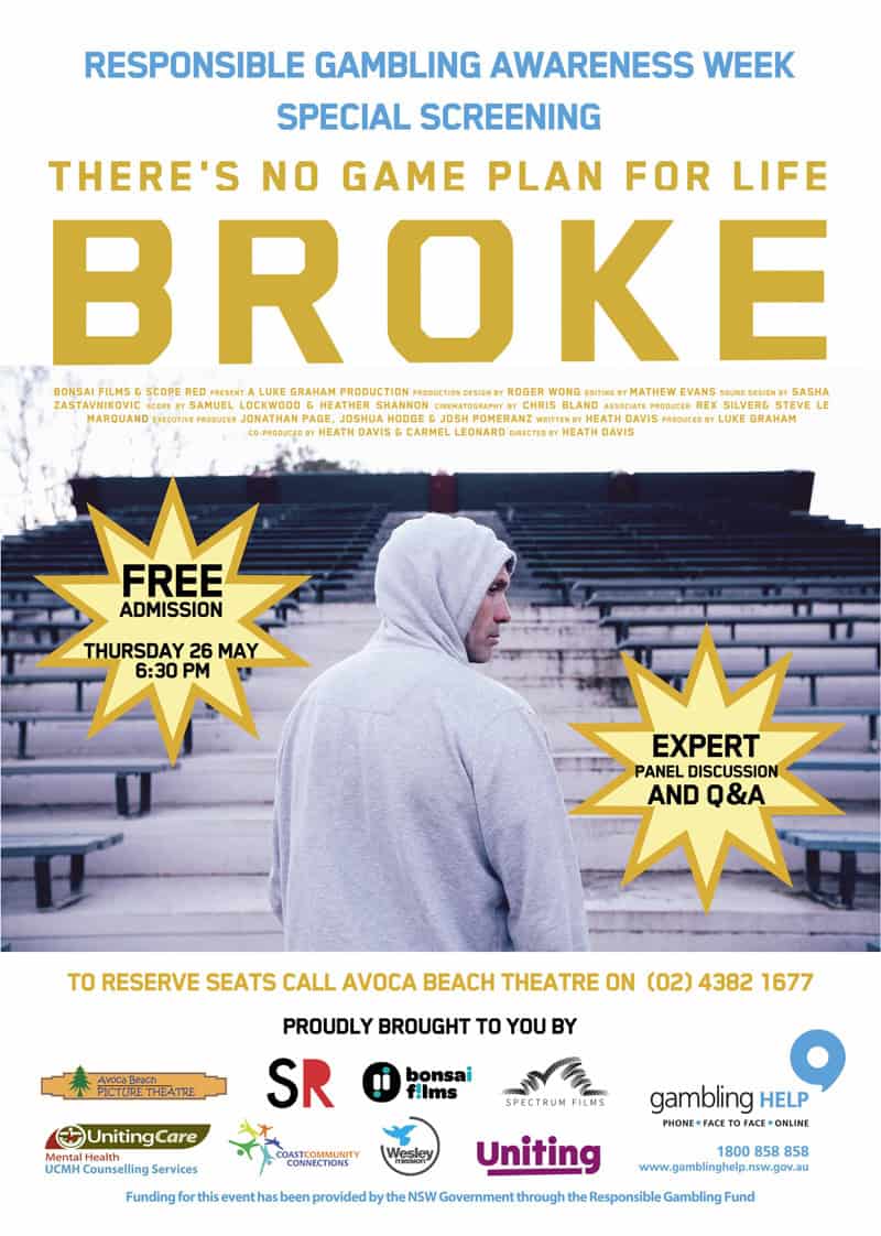 Broke screening Responsible Gambling Awareness Week 2016